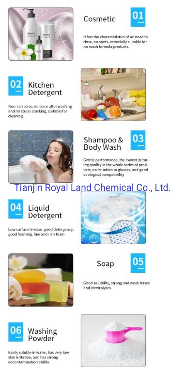 Chemical Raw Materials Sodium Lauryl Ether Sulfate SLES 70% Factory Price for Cosmetic/Liquid Dishwashing/Soap/Shampoo/Detergent