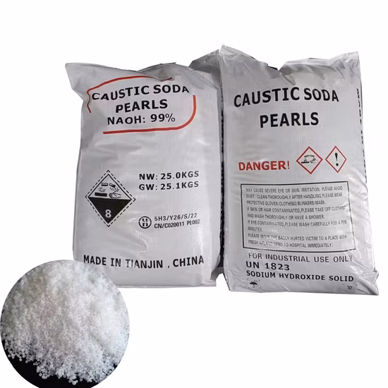 Hochwertige Natronlaugeperlen 99 % (Natriumhydroxidperlen 99 %)