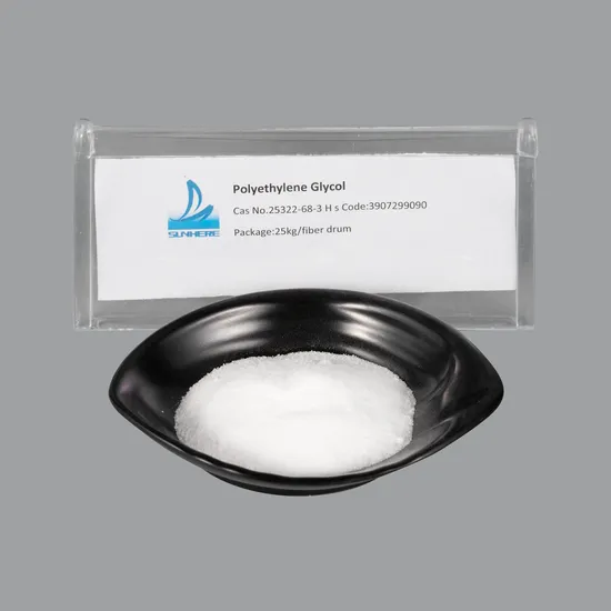 Weißes Pulver Polyethylenglykol 3350 in pharmazeutischer Qualität