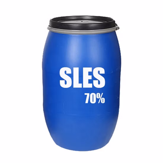 Heißer Verkauf kosmetischer Rohstoff Natriumlaurylethersulfat 70 % SLES CAS 68891-38-3