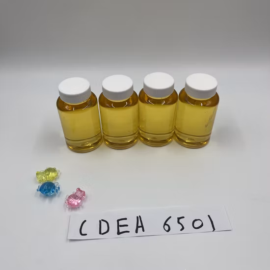 Waschmittel Cdea 6501 Kokosnussdiethanolamid / Cocamid Cdea 6501 Gelbe flüssige Chemikalie mit der CAS-Nummer 68603-42-9